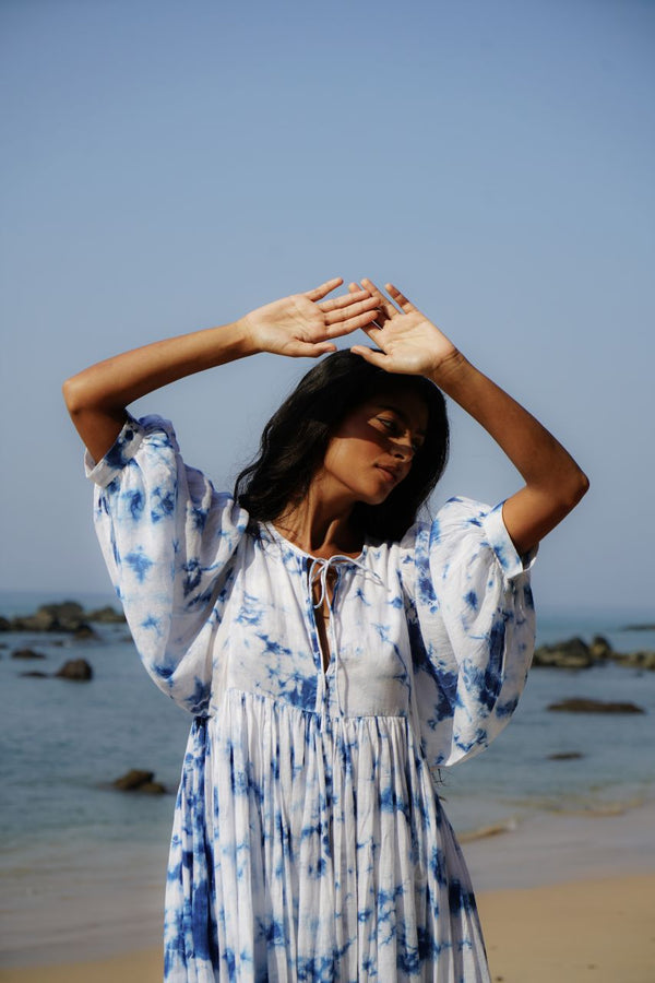 Kyra Midi Dress ~ Deep Sea