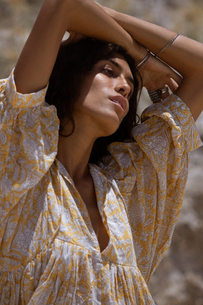 Kyra Mini Dress ~ Cumin