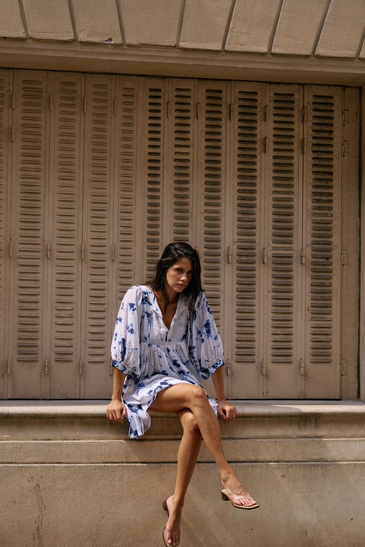 Kyra Mini Dress ~ Deep Sea