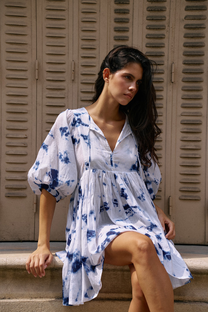 Kyra Mini Dress ~ Deep Sea