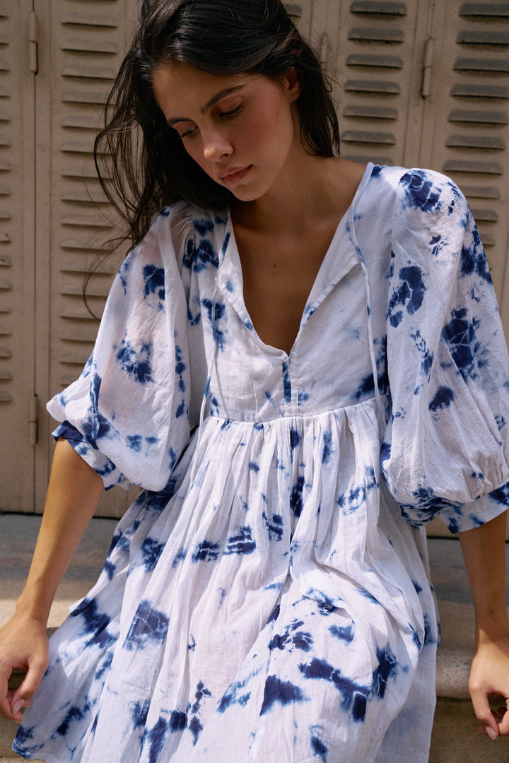Kyra Mini Dress ~ Deep Sea