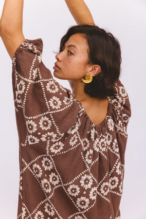 Dahlia Maxi Dress ~ Maple