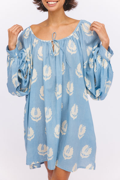 Ria Mini Dress ~ Sky