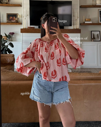 Ria Blouse ~ Cherry Blossom