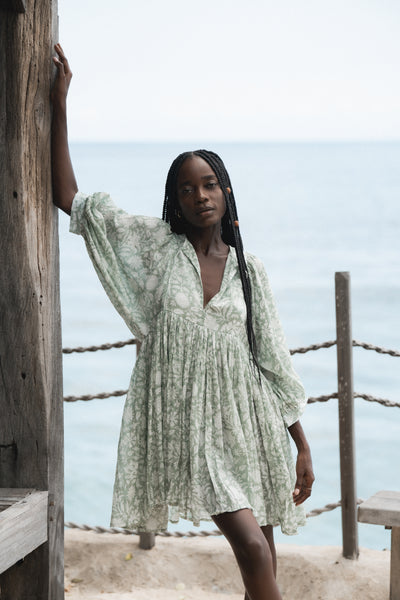 Kyra Mini Dress ~ Jade