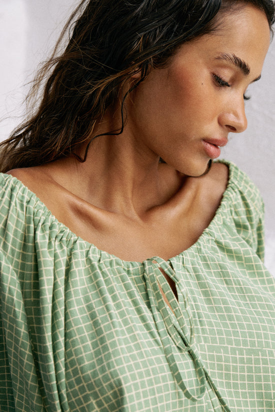 Zahra Mini Dress ~ Citron